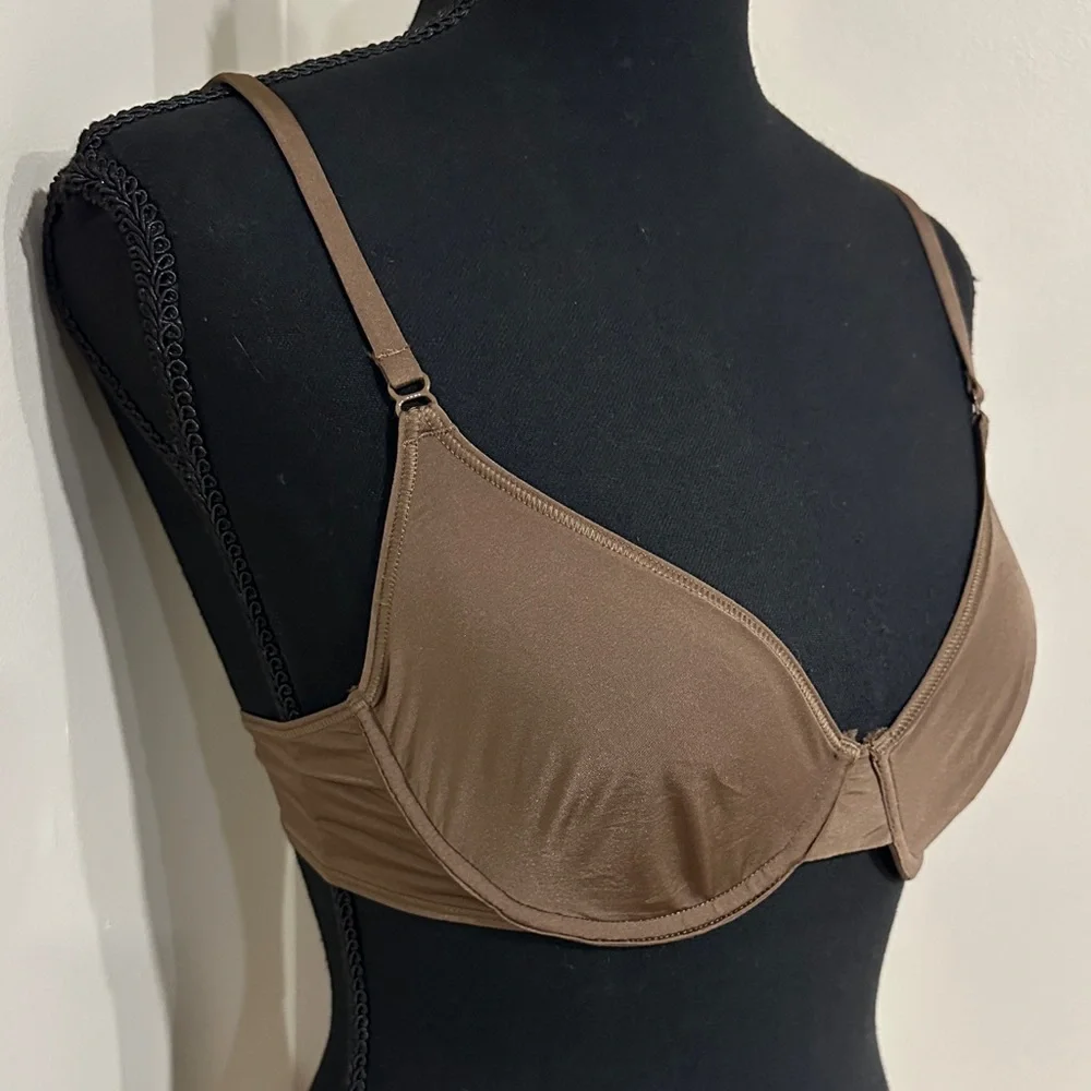 *SKIMS* Oxide Jelly Sheer Intimates Smooth Underwire Scoop Bra NWT Size 34B - Picture 3 of 9
